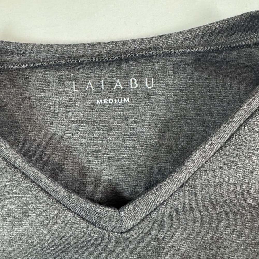 Lalabu Babywearing Dad Shirt Medium Grey Short Sleeve mens m - Picture 4 of 9